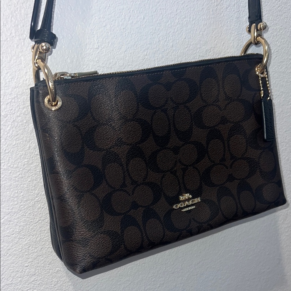 Coach Brown Signature Crossbody Bag